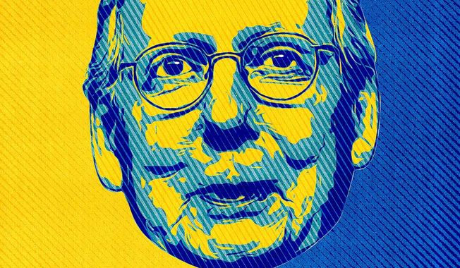 McConnell Support for Ukraine Illustration by Greg Groesch/The Washington Times
