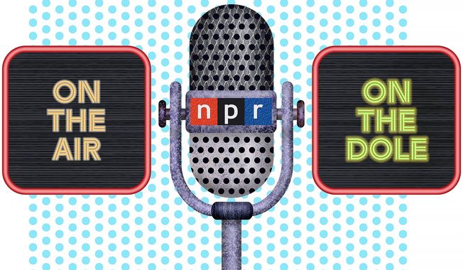 National Public Radio subsidized by Taxpayer Dollars Illustration by Greg Groesch/The Washington Times