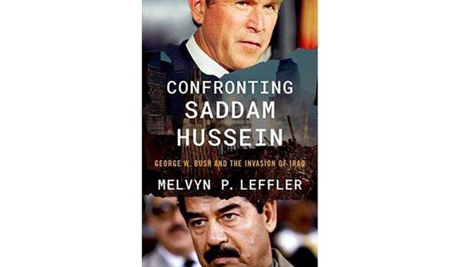 &#x27;Confronting Saddam Hussein&#x27; by Melvyn P. Leffler (book cover)