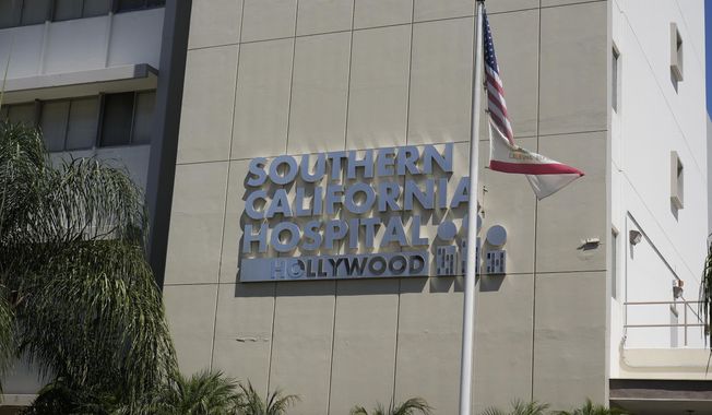 The Southern California Hospital at Hollywood is seen in the Hollywood district of Los Angeles on Friday, Aug. 4, 2023. The Southern California Hospital at Hollywood is seen in the Hollywood district of Los Angeles on Friday, Aug. 4, 2023. Hospitals, including this one, and clinics in several states on Friday began the time-consuming process of recovering from a cyberattack that disrupted their computer systems, forcing some emergency rooms to shut down and ambulances to be diverted. (AP Photo/Damian Dovarganes)