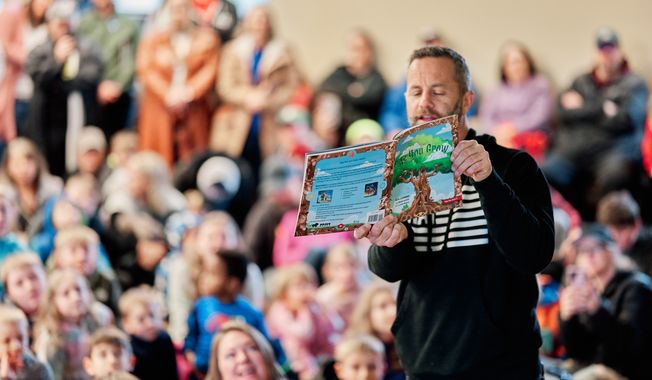 Christian actor Kirk Cameron held a reading of his children&#x27;s book &quot;As You Grow,&quot; published by Brave Books, at the Hendersonville Public Library in Hendersonville, Tennessee, on Feb. 25, 2023. (Photo courtesy Amplifi Agency) ** FILE **
