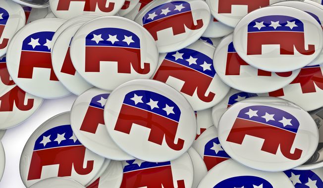 Republican badges (photo credit: GrandeDuc via Shutterstock) ** FILE **